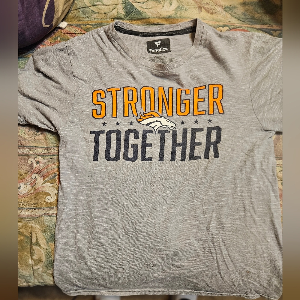 Denver Broncos Stronger Together Youth Tee